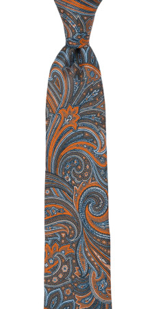 PRINCIPESCO Orange schmale Krawatte