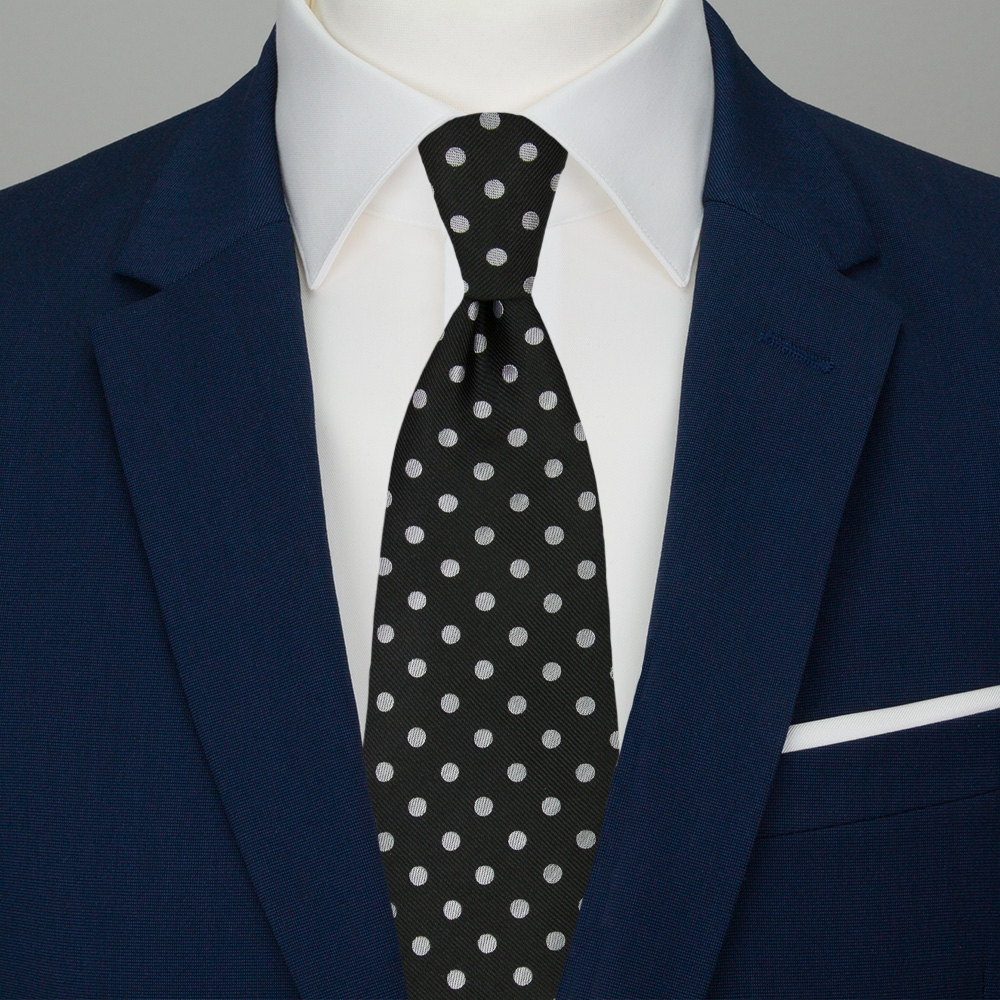 Spring Notion Gepunktete Krawatte Mit Reißverschluss Für Jungen – Praktisch & Stylisch Für Anlässe | 100% Polyester