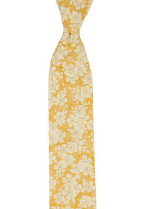 AFFECTIONATE YELLOW schmale Krawatte