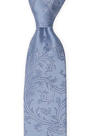AISLEWALKER Dusty blue klassisch breite Krawatte