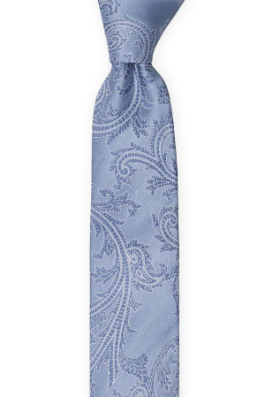 AISLEWALKER Dusty blue schmale Krawatte