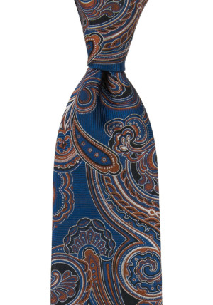 ALLOVERTHEPLACE DARK BLUE klassisch breite Krawatte