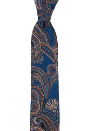 ALLOVERTHEPLACE DARK BLUE schmale Krawatte