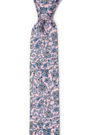 ARABESCO Powder pink schmale Krawatte