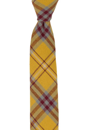 ATTACHED YELLOW schmale Krawatte