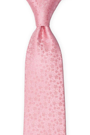 AUGURI Pale pink klassisch breite Krawatte