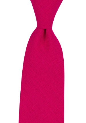 BASKETVEIL Hot pink klassisch breite Krawatte