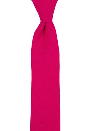 BASKETVEIL Hot pink schmale Krawatte