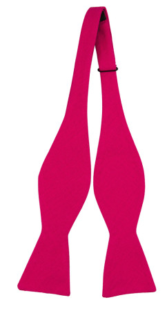 BASKETVEIL Hot pink ungebundene Fliege