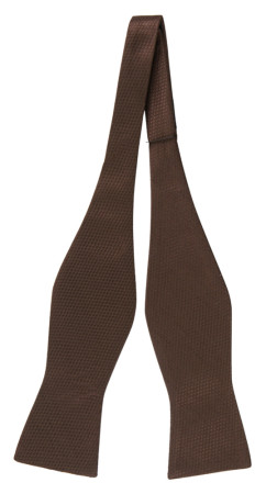 BIRDSEYE BROWN ungebundene Fliege