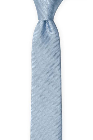 BIRDSEYE Dusty blue schmale Krawatte