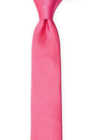 BIRDSEYE Hot pink schmale Krawatte