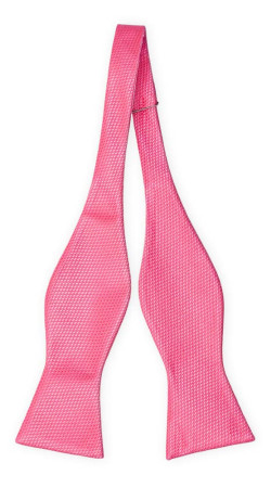 BIRDSEYE Hot pink ungebundene Fliege