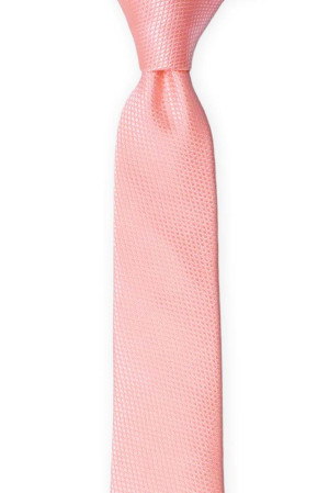 BIRDSEYE Pale pink schmale Krawatte