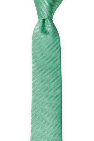 BIRDSEYE Seafoam turquoise schmale Krawatte