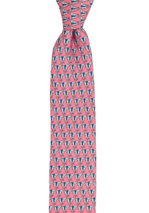BOCCAGLIO Pink schmale Krawatte