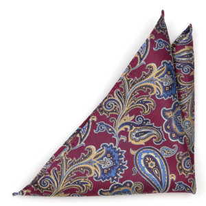 BOFFOLA Dark red Einstecktuch