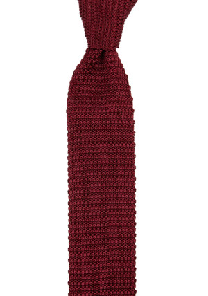 BREAKTHEYARN MAROON schmale Krawatte