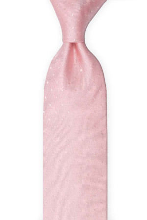 BRUDGUM Pale pink klassisch breite Krawatte