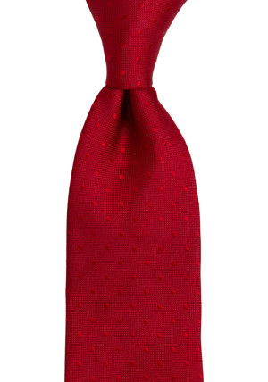 BRUDGUM Red klassisch breite Krawatte