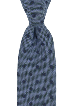 CARINO BLUE klassisch breite Krawatte
