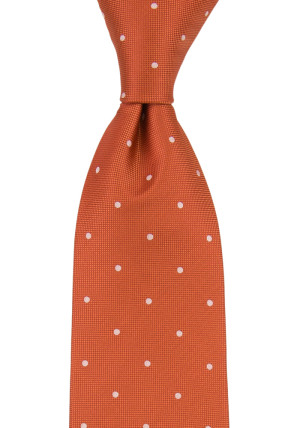 CHIPPER ORANGE klassisch breite Krawatte