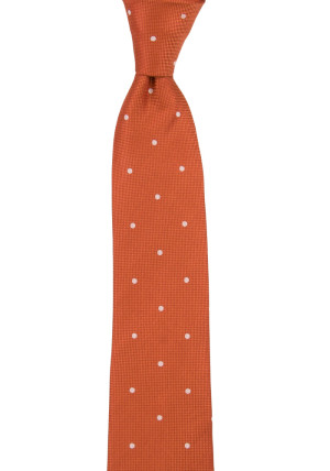 CHIPPER ORANGE schmale Krawatte