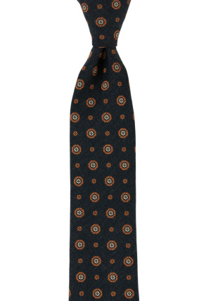 CIRCOLARE ORANGE schmale Krawatte