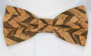 CORK Striped gebundene Fliege