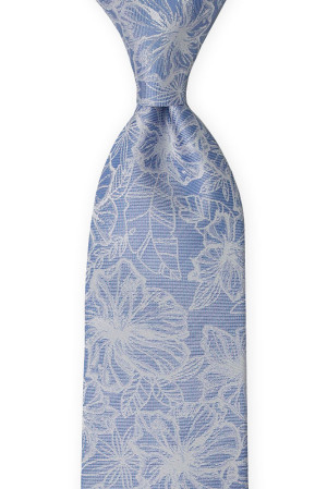 CORSAGE Sky blue klassisch breite Krawatte