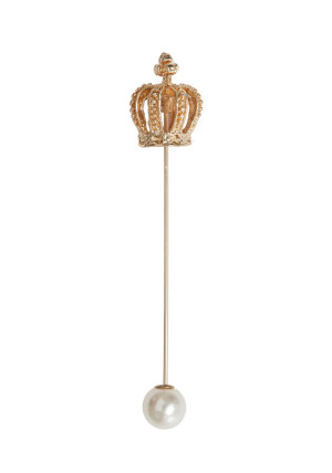 CROWN GOLD reversnadel