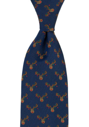 DEEROHDEER BLUE klassisch breite Krawatte