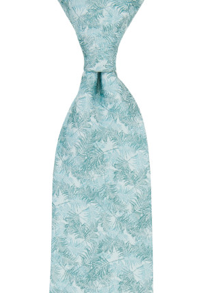 DONOTLEAFME TURQUOISE klassisch breite Krawatte