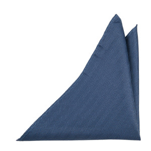 DRUMMEL SLATE BLUE Einstecktuch