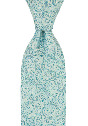 ENSAMBLE TURQUOISE klassisch breite Krawatte