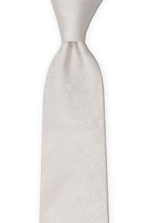 EVERAFTER Ivory klassisch breite Krawatte