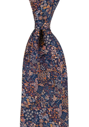 EXCLUSE ORANGE klassisch breite Krawatte