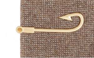Fishhook Gold krawattennadel