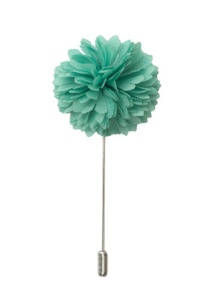 FLOWERBALL SEAFOAM TURQUOISE reversnadel