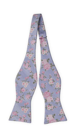 FLOWERCROWN Dusty blue ungebundene Fliege