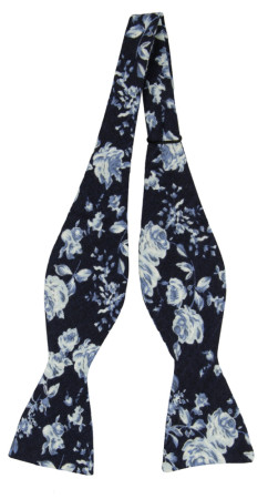 FONDOFYOU NAVY BLUE ungebundene Fliege