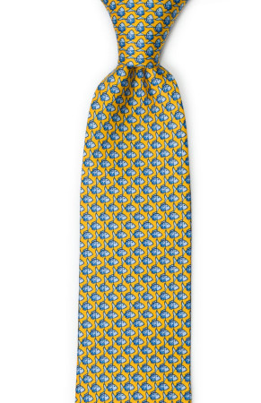 FORZAPESCE Yellow klassisch breite Krawatte