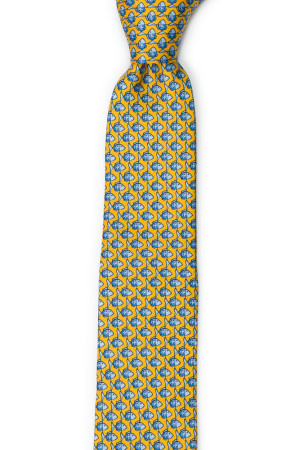FORZAPESCE Yellow schmale Krawatte
