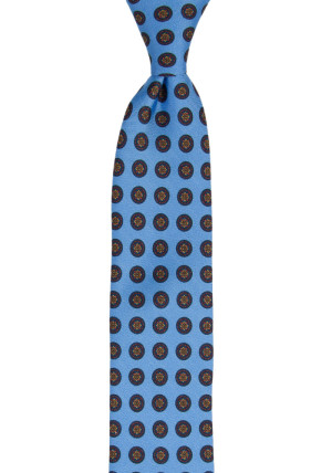 FRANCOBOLLO Light blue schmale Krawatte