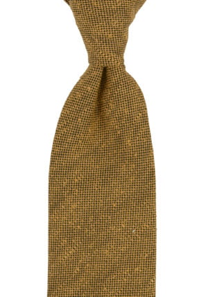GARBATO MUSTARD klassisch breite Krawatte