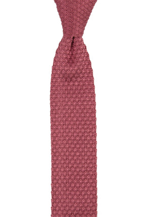 GARTERSTITCH MAUVE schmale Krawatte