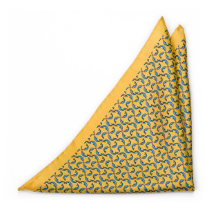 GIOCHIFINI Yellow Einstecktuch
