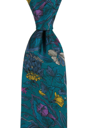 GROWINGONME TURQUOISE klassisch breite Krawatte