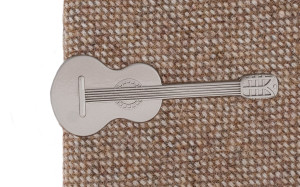 Guitar Silver krawattennadel