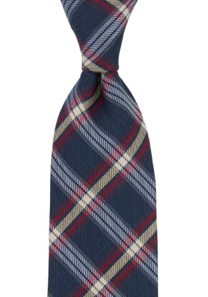INCHECK DARK BLUE klassisch breite Krawatte